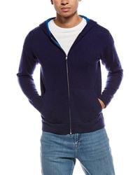 Brodie Cashmere - Zip Wool & Cashmere-Blend Hoodie - Lyst