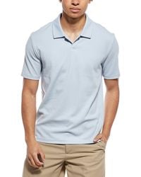 Vince - Mesh Rib Johnny Collar Shirt - Lyst