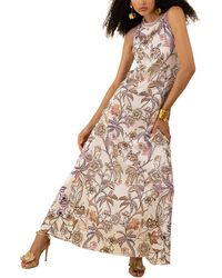 Hale Bob - Florence Silk-Blend Maxi Dress - Lyst