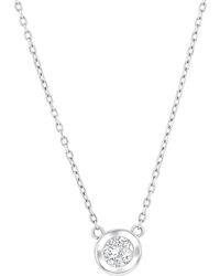 Jewels by Viomo - 14K 1.09 Ct. Tw. Diamond Solitaire Pendant - Lyst
