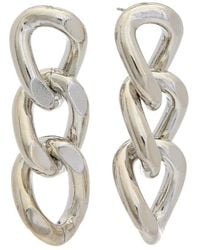Juvell - 18k Plated Drop Link Earrings - Lyst