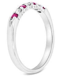 Diana M. Jewels - Fine Jewelry 14k 0.27 Ct. Tw. Diamond & Ruby Ring - Lyst