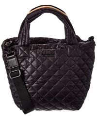 MZ Wallace - Mini Metro Nylon & Leather Tote Deluxe - Lyst