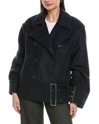 WeWoreWhat - Moto Fleece Jacket - Lyst