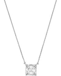 Diana M. Jewels - Diana M. 14K 8.00 Ct. Tw. Lab-Grown Diamond Pendant Necklace - Lyst