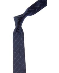 Givenchy - Diagonal Logo Silk Tie - Lyst
