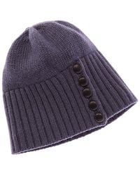 Portolano - Buttons Wool & Cashmere-Blend Hat - Lyst
