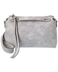 Fendi - By The Way Soft Medium Denim-Effect Leather Shoulder Bag - Lyst
