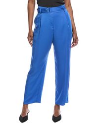 LAPOINTE - Satin Cropped Pant - Lyst