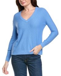 Hannah Rose - Savannah Texture Linen-Blend Sweater - Lyst