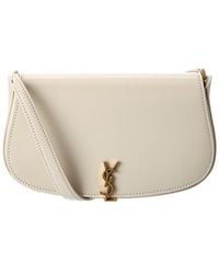 Saint Laurent - Voltaire Box Leather Shoulder Bag - Lyst