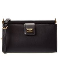 Dolce & Gabbana - Sicily Leather Crossbody - Lyst