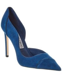Jimmy Choo - Brigitte 100 Suede Pump - Lyst