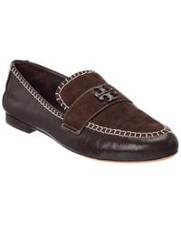 Tory Burch - Mini Everly Leather & Suede Loafer - Lyst