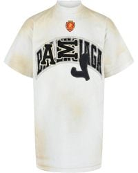 Balenciaga - Oversized Embroidered Skater T-Shirt - Lyst