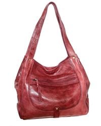 Nino Bossi - Braylee Hand-Dyed Vintage Leather Satchel - Lyst