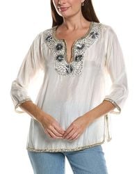 Gretchen Scott - Silk Beaded Tunic - Lyst