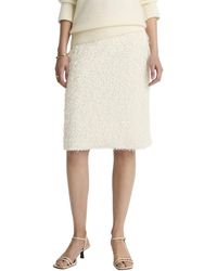 Vince - Feathery Fringe Above Knee Skirt - Lyst