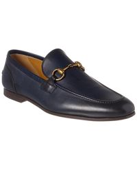 gucci flat jordaan leather loafer