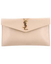 Saint Laurent - Leather Uptown Pouch (Authentic Pre-Loved) - Lyst