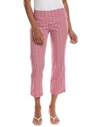 Estellina - Check Crop Pant - Lyst
