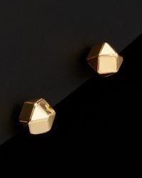 Italian Gold - 14k Geometric Studs - Lyst