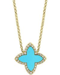 Effy Fine Jewelry - 14K 1.26 Ct. Tw. Diamond & Necklace - Lyst
