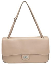 Tiffany & Fred Paris - 33Cm Leather Flap Tote - Lyst