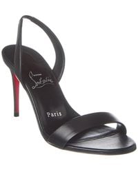 Christian Louboutin - O Marylin 85 Leather Slingback Sandal - Lyst