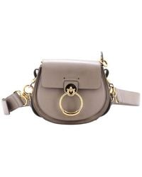 Chloé - Beige Leather Tess Bag Small (authentic Pre-loved) - Lyst