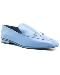 Ferragamo - Square Toe Leather Loafer - Lyst