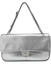 Tiffany & Fred Paris - 33Cm Leather Flap Tote - Lyst