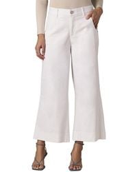 Wit & Wisdom - Optic Whitney Skyrise Crop Wide Leg Jean - Lyst
