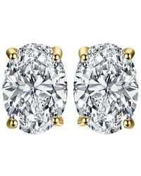 Lab Grown Diamonds - 14K 4.00 Ct. Tw. Lab-Grown Diamond Earrings - Lyst