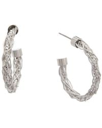 Juvell - 18k Plated Braided Hoops - Lyst