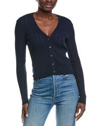 Autumn Cashmere - Pointelle Cardigan - Lyst