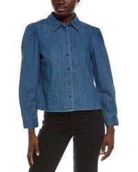 Madewell - Puff Sleeve Fitted Shirt - Lyst