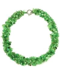 Eye Candy LA - Luxe Collection Agate Mila Necklace - Lyst