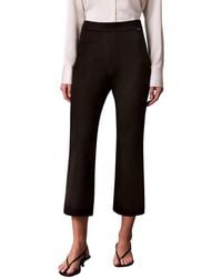 Calvin Klein - Ponte Crop Flared Pant - Lyst