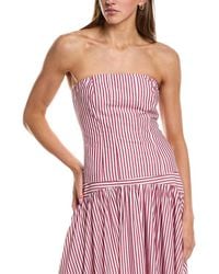 Rowing Blazers - Poplin Pinstripe Top - Lyst