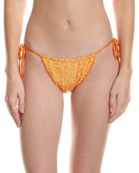 Norma Kamali - Petite Sequin String Bikini Bottom - Lyst