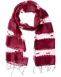 Blue Pacific - Hand-woven Silk-blend Scarf - Lyst