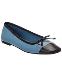 Baldini - Leather Ballet Flat - Lyst