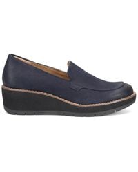 Comfortiva - Wedge Leather Loafer - Lyst