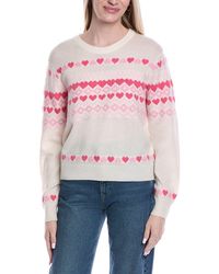 Brodie Cashmere - Love Fairisle Wool & Cashmere-Blend Sweater - Lyst