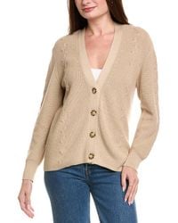 Hannah Rose - Shaker Button Cashmere-Blend Cardigan - Lyst