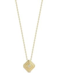 Glaze Jewelry - 14K Over Cz Necklace - Lyst