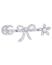 Gucci - Flora 18K 0.81 Ct. Tw. Diamond & Diamond Ring - Lyst
