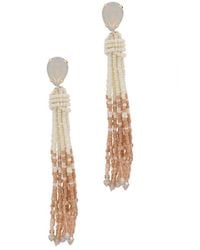 Saachi - Maldives Beaded Tassel Earrings - Lyst