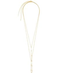 Sterling Forever - 14K Plated Myrna Beaded Layered Body Chain - Lyst